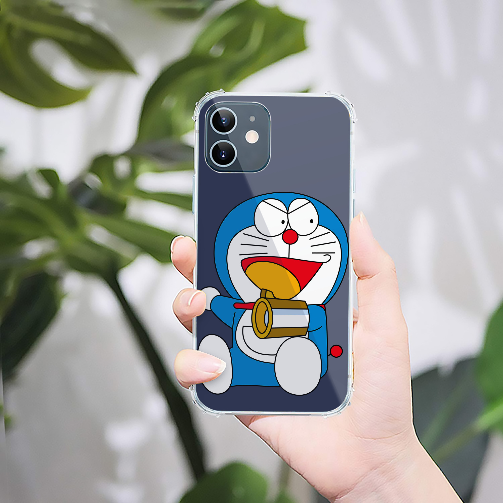 （画像用） ドラえもん Doraemon 【iPhone 12シリーズ対応】透明スマホケース（クリアソフトケース）